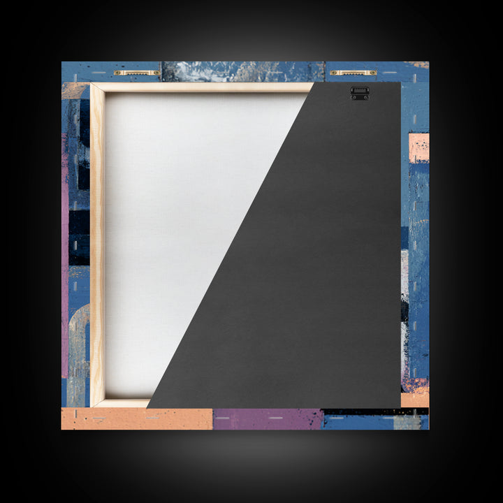 Scoreboard Numbers as Abstract Design Framed Canvas Print, Game Room Art, Wall Decor, Game Room Decor, Fine Art, Play, GRA-1x1-48
