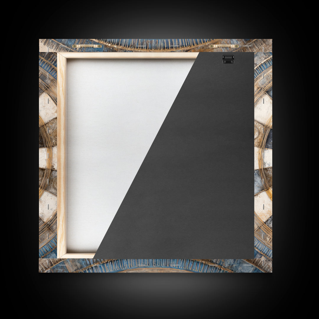 Dartboard Bullseye with Dynamic Motion Framed Canvas Print, Game Room Art, Living Room Decor, Game Room Decor, Fine Art, Play, GRA-1x1-56