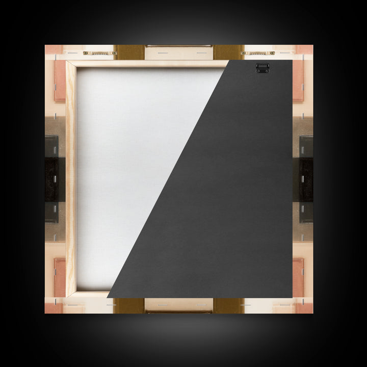 Domino Tiles Arranged Framed Canvas Print, Game Room Art, Trendy Wall Art, Game Room Decor, Abstract Art, Play, GRA-1x1-64