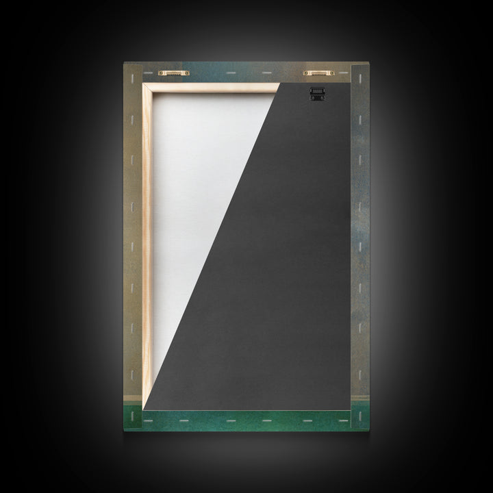 Pool Cue and Chalk on Green Felt Canvas Print, Game Room Art, Home Decor, Game Room Decor, Oil Painting, Play, Wall Art Set, GRA-2x3-66
