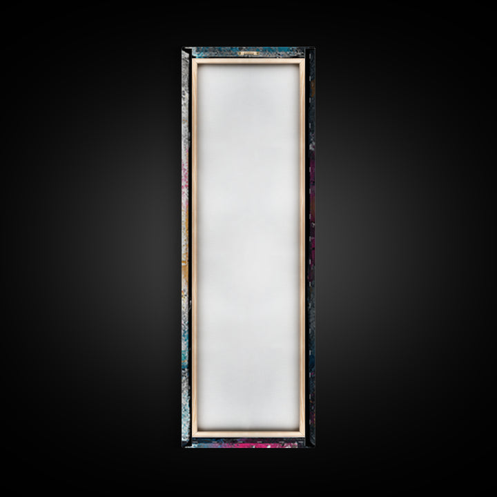 Graffiti Lettering Forms Without Readable Words Framed Canvas Print, Graffiti Art, Wall Art, Living Room Decor, Street, GRF-1x3-45