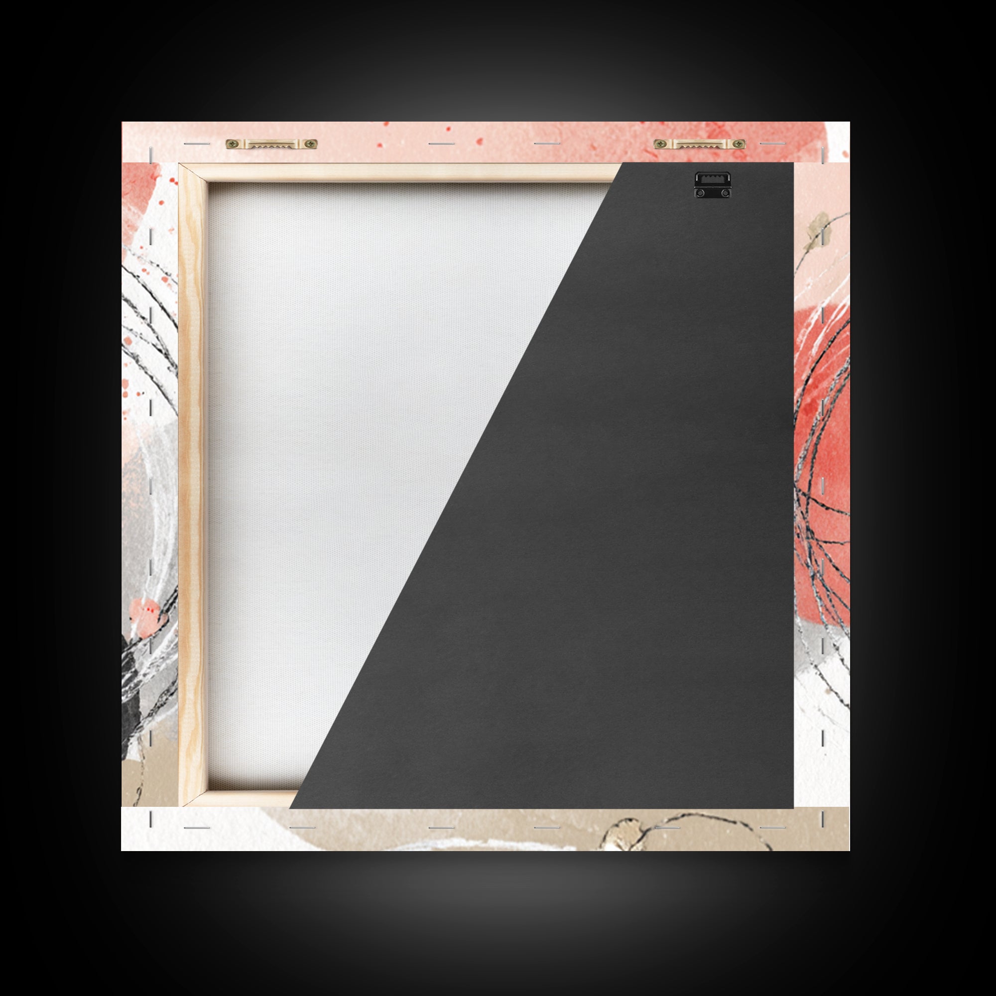 Jump Rope Motion Forming Circular Energy Lines Framed Canvas Print, Gym Art, Room Decor, Gym Decor, Abstract Art, Strength, GYM-1x1-29
