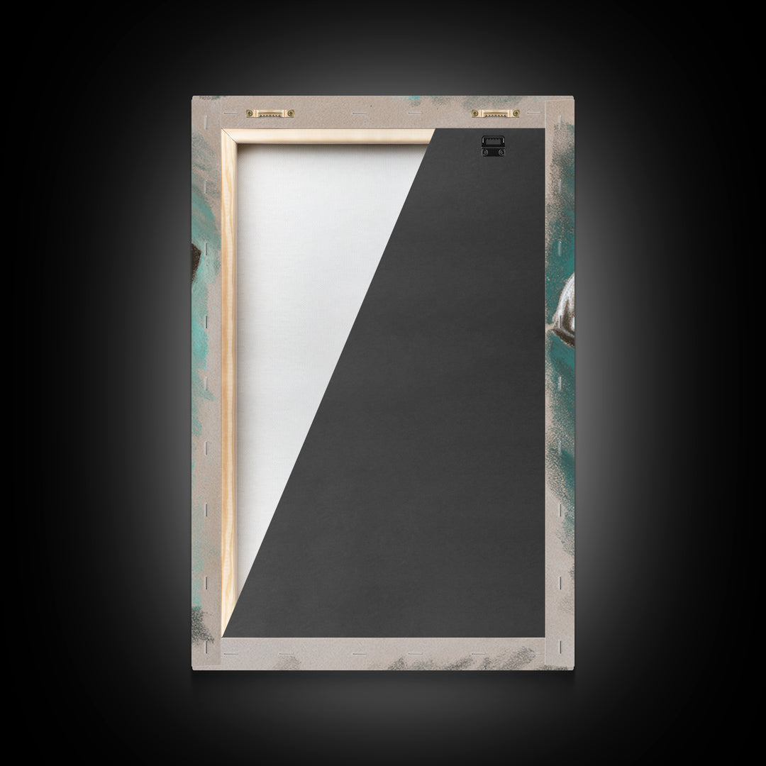 Bodybuilder Pose Rendered Framed Canvas Print, Gym Art, Living Room Decor, Gym Decor, Oil Painting, Strength, Sports Poster, GYM-2x3-12