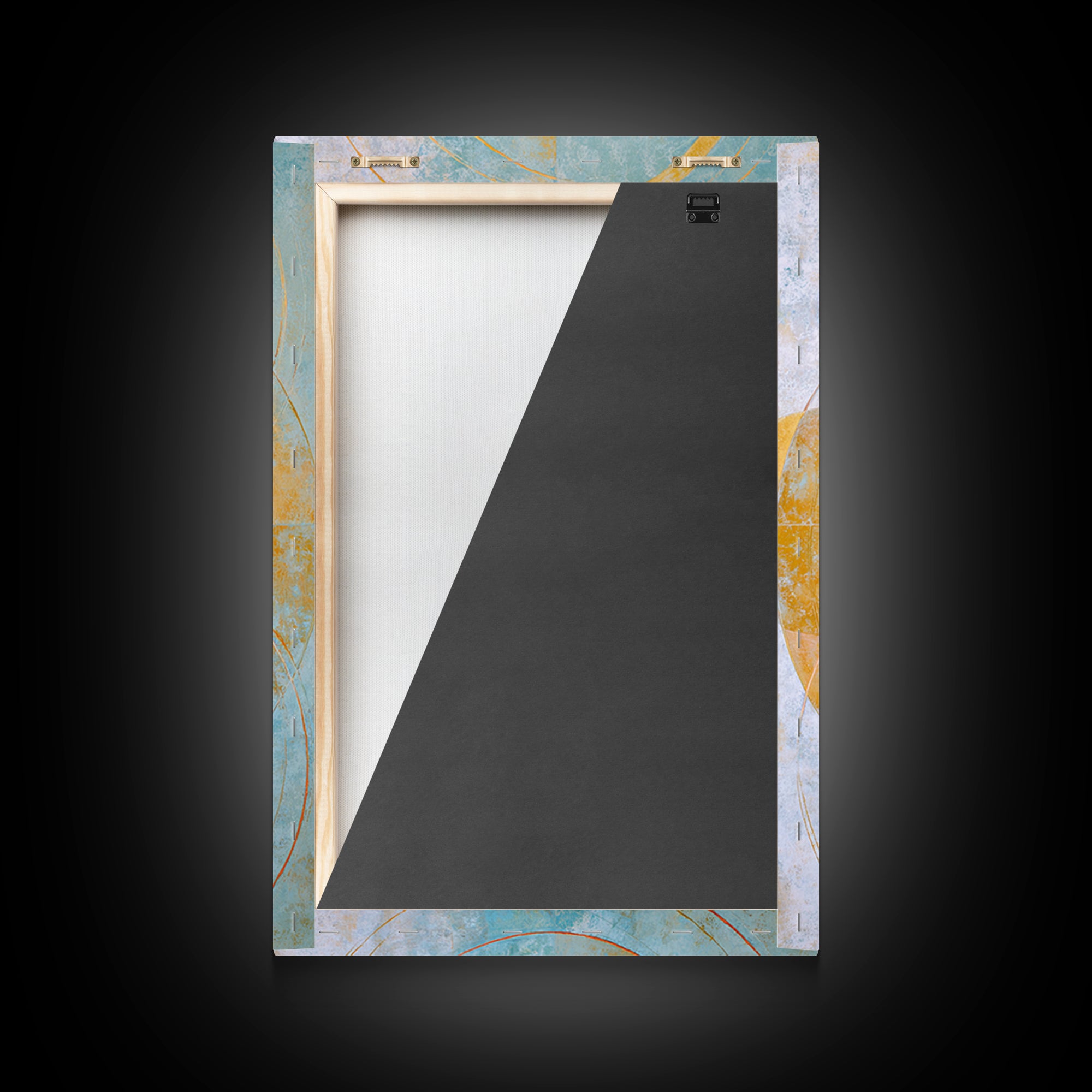 Jump Rope Motion Forming Circular Energy Lines Framed Canvas Print, Gym Art, Black Girl Wall Art, Gym Decor, Abstract Art, GYM-2x3-13