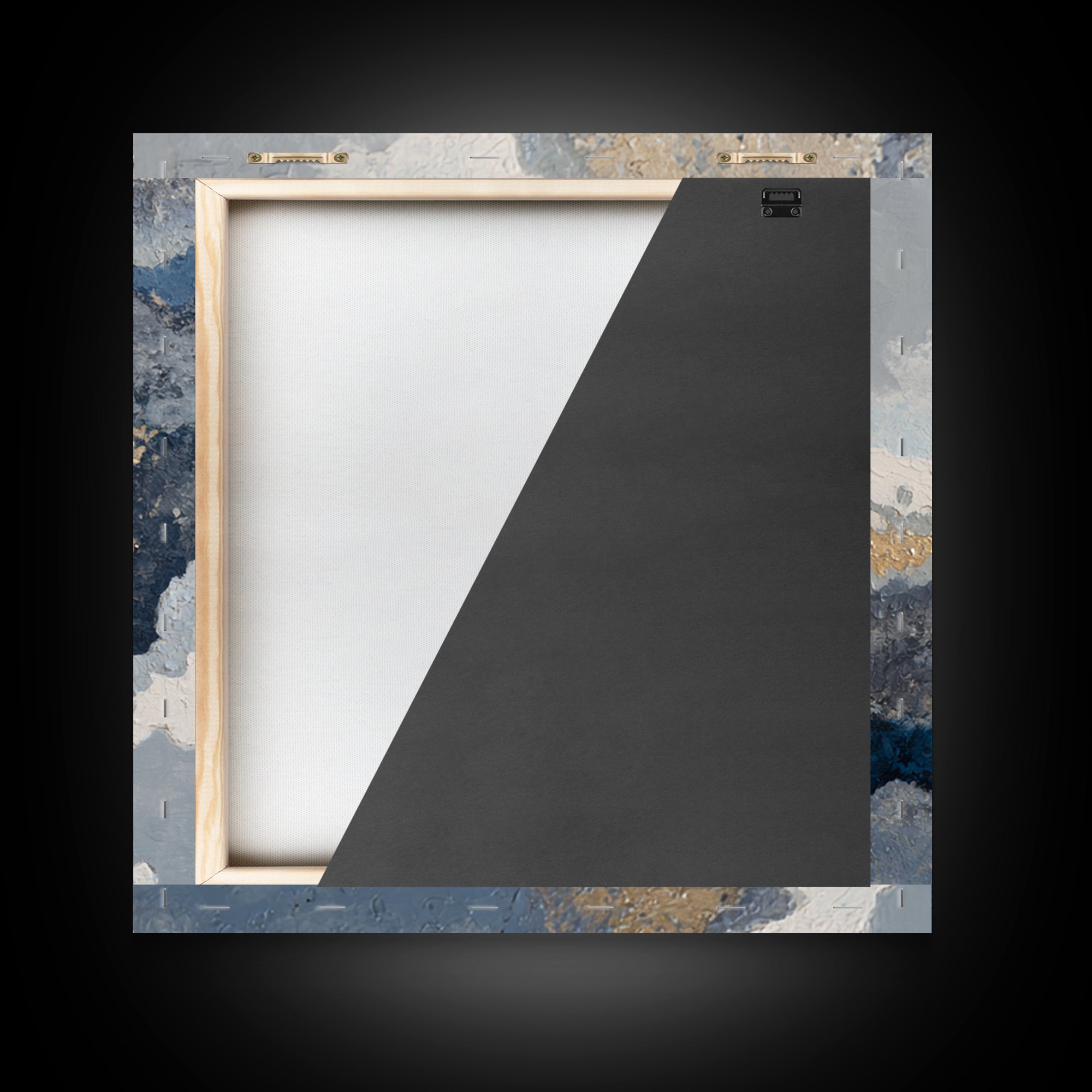 Soft Abstract Wave Forms Framed Canvas Print, Hotel Art, Beach House Decor, Hotel Decor, Abstract Art, Boutique, HOT-1x1-34