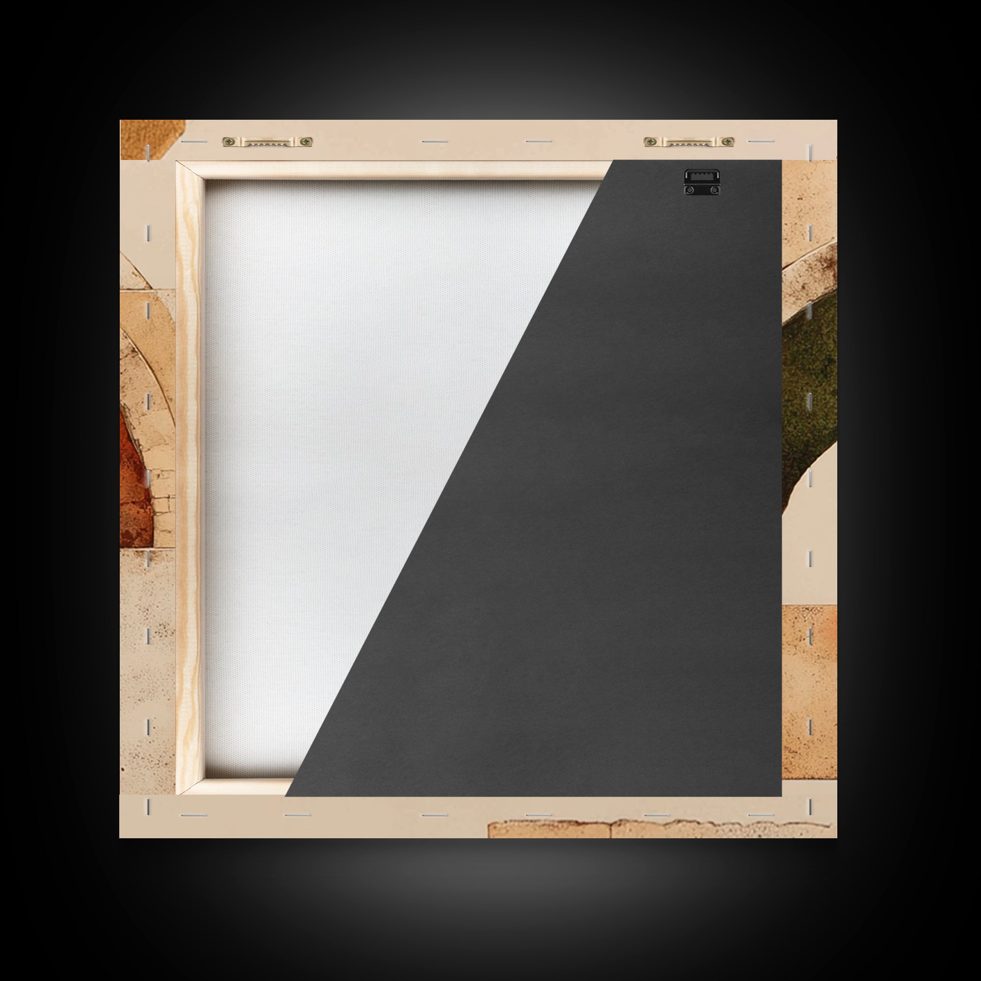 Modern Geometric Composition Canvas Print, Hotel Art, Beach House Decor, Hotel Decor, Abstract Art, Boutique, Contemporary Art, HOT-1x1-55