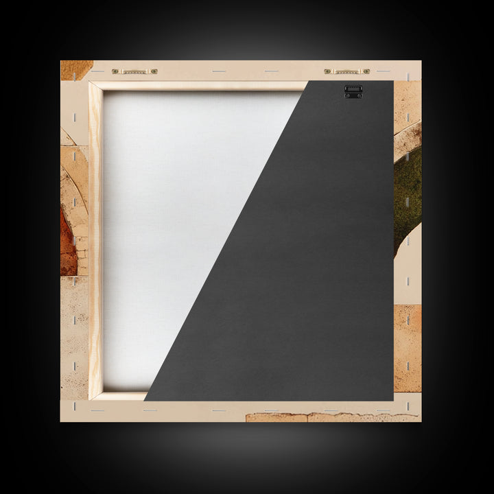 Modern Geometric Composition Canvas Print, Hotel Art, Beach House Decor, Hotel Decor, Abstract Art, Boutique, Contemporary Art, HOT-1x1-55