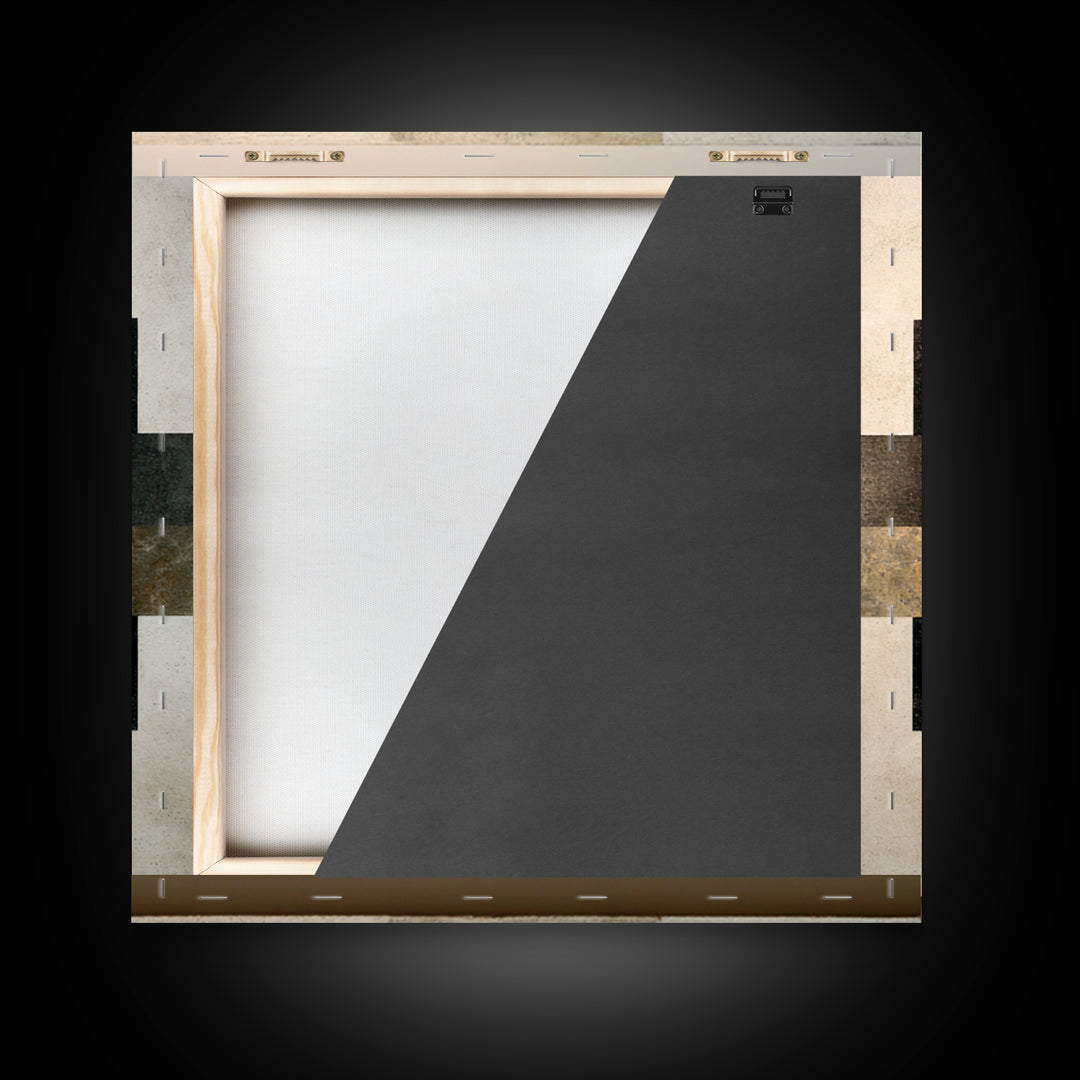 Modern Geometric Composition Framed Canvas Print, Hotel Art, Abstract Art, Hotel Decor, Fine Art, Boutique, Gallery Wall Art, HOT-1x1-7