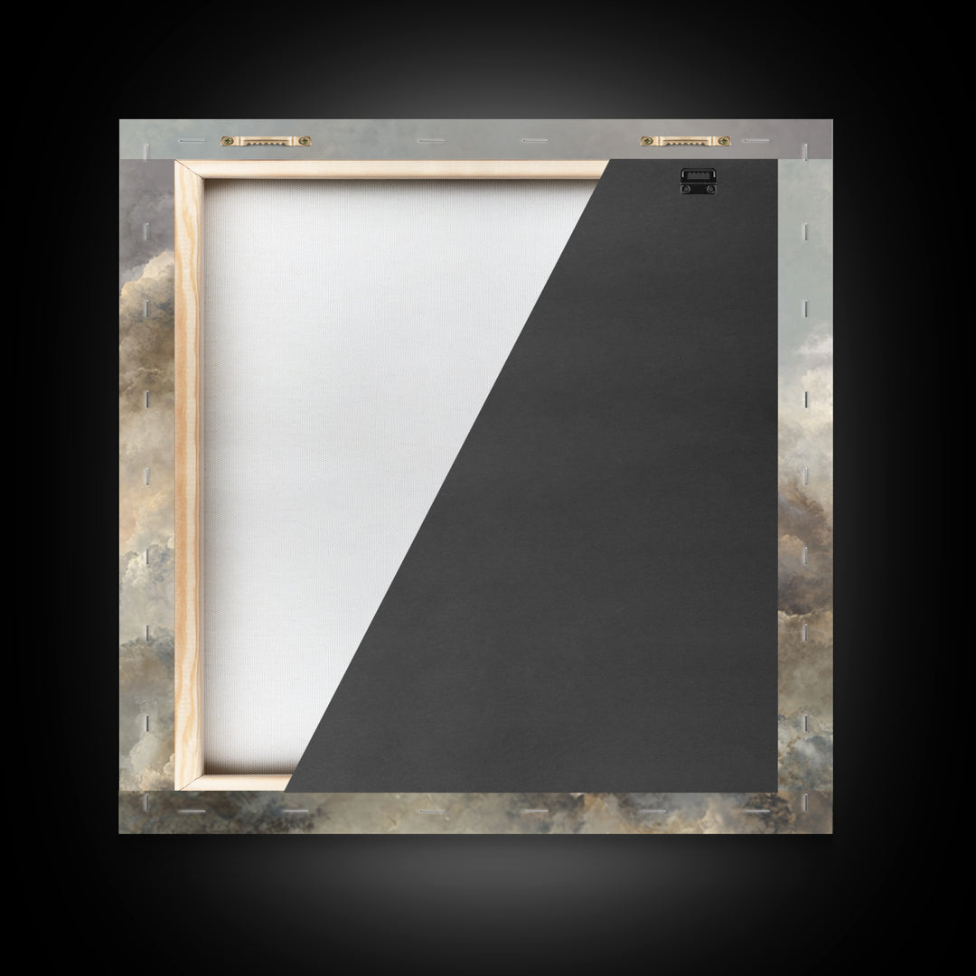 Large Cloudscape with Subtle Drama Canvas Print, Hotel Art, Contemporary Art, Hotel Decor, Fine Art, Boutique, Art Deco, HOT-1x1-89