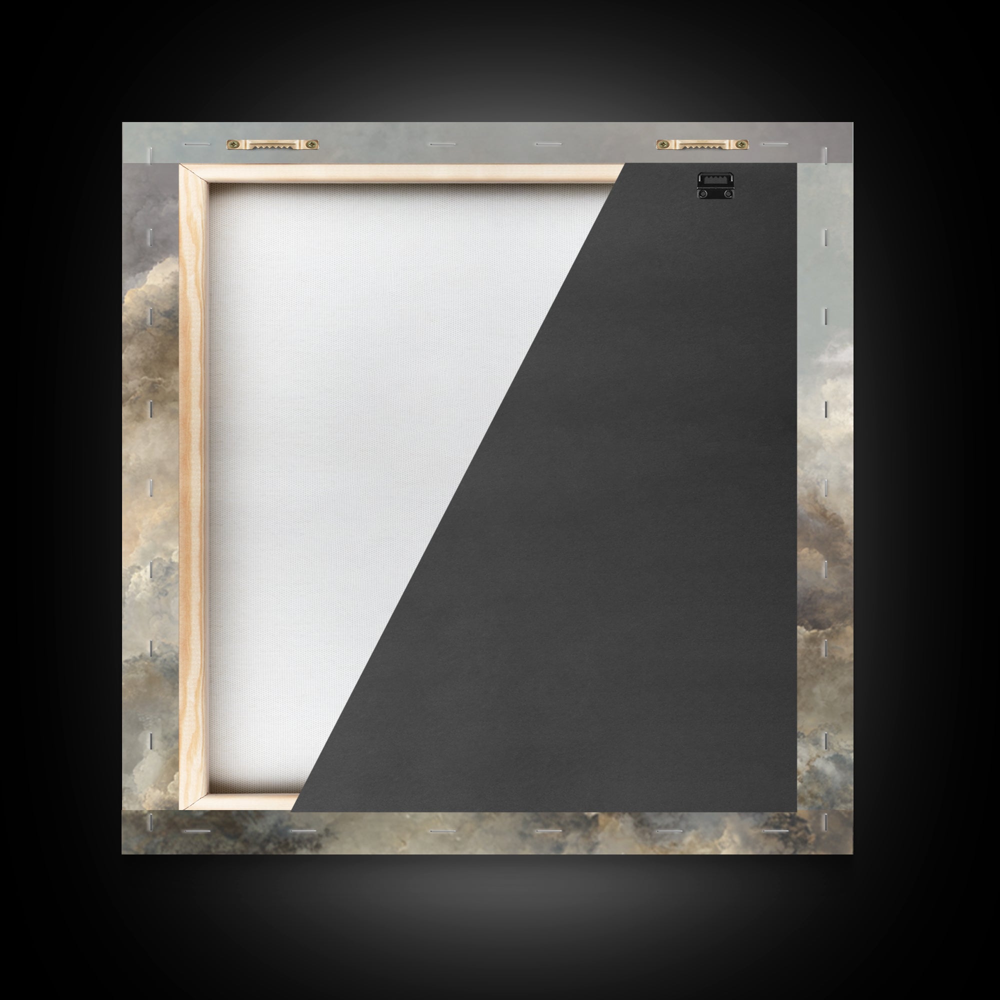 Large Cloudscape with Subtle Drama Canvas Print, Hotel Art, Contemporary Art, Hotel Decor, Fine Art, Boutique, Art Deco, HOT-1x1-89