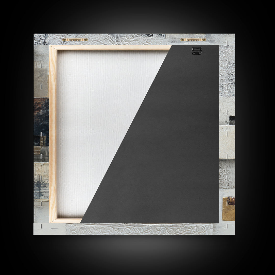 Sophisticated Neutral Abstract Canvas Print, Hotel Art, Art Prints, Hotel Decor, Fine Art, Boutique, Modern Wall Art, HOT-1x1-97