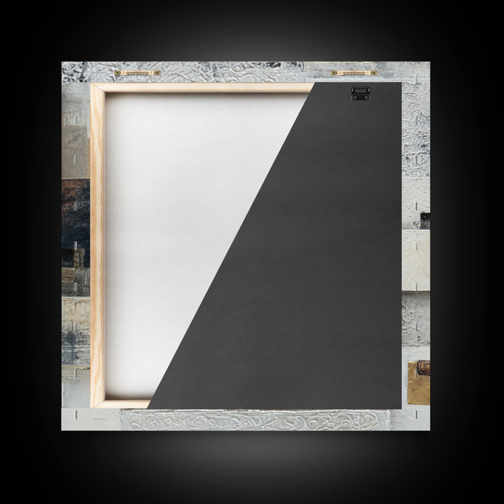 Sophisticated Neutral Abstract Canvas Print, Hotel Art, Art Prints, Hotel Decor, Fine Art, Boutique, Modern Wall Art, HOT-1x1-97
