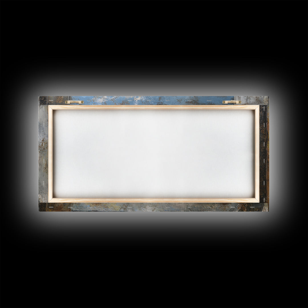 Panoramic Desert Horizon Framed Canvas Print, Hotel Art, Fine Art Print, Hotel Decor, Fine Art, Boutique, Wall Decor, HOT-2x1-16