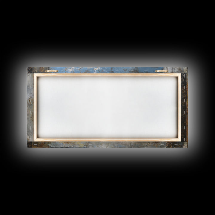 Panoramic Desert Horizon Framed Canvas Print, Hotel Art, Fine Art Print, Hotel Decor, Fine Art, Boutique, Wall Decor, HOT-2x1-16