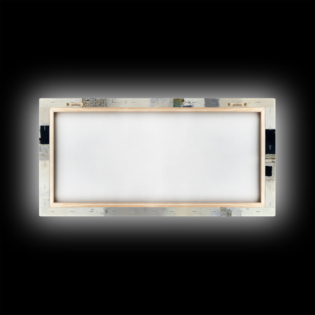 Abstract Marble Texture Framed Canvas Print, Hotel Art, Minimalist Wall Art, Hotel Decor, Abstract Art, Boutique, HOT-2x1-87