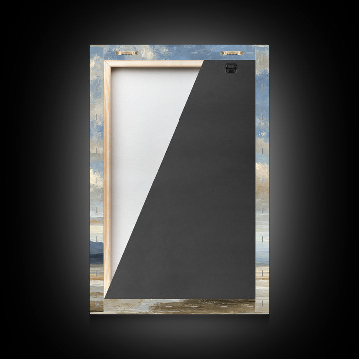 Panoramic Desert Horizon Framed Canvas Print, Hotel Art, Contemporary Art, Hotel Decor, Fine Art, Boutique, Art Deco, HOT-2x3-4