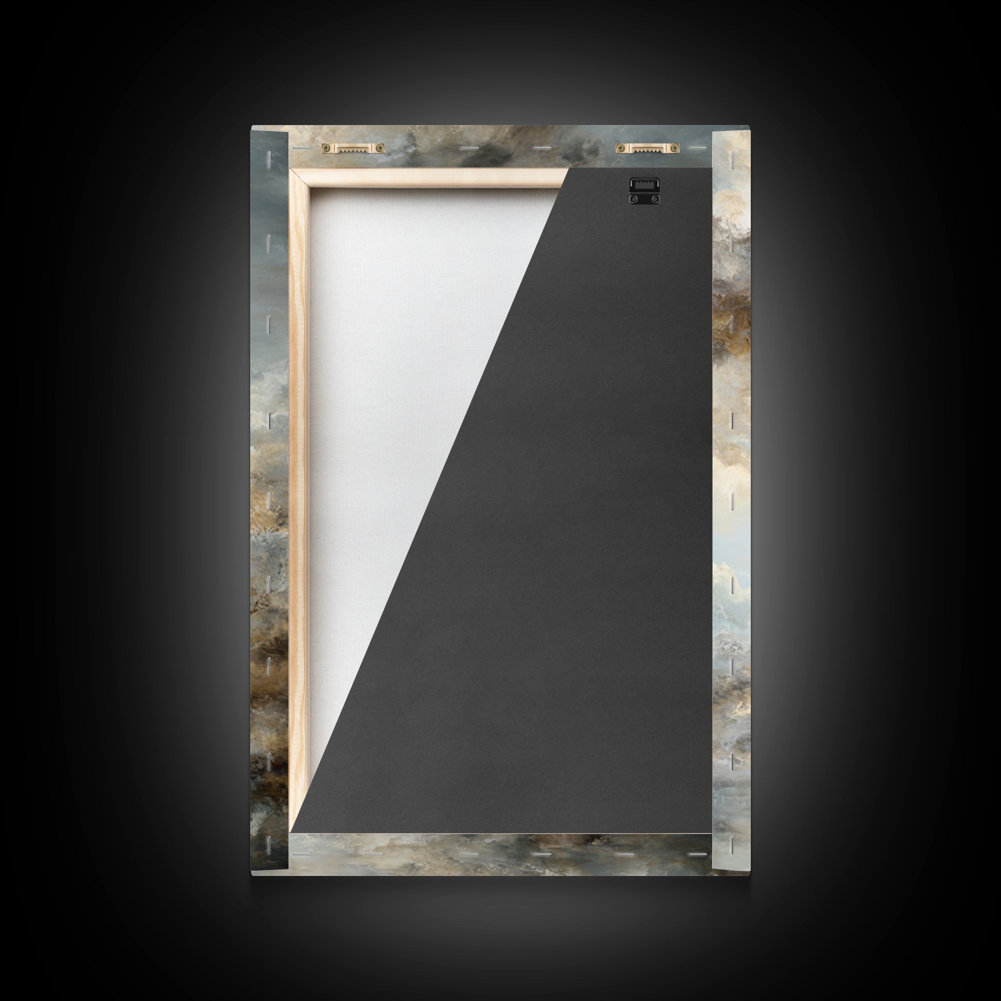 Large Cloudscape with Subtle Drama Framed Canvas Print, Hotel Art, Modern Wall Art, Hotel Decor, Boutique, Neutral Decor, HOT-2x3-73