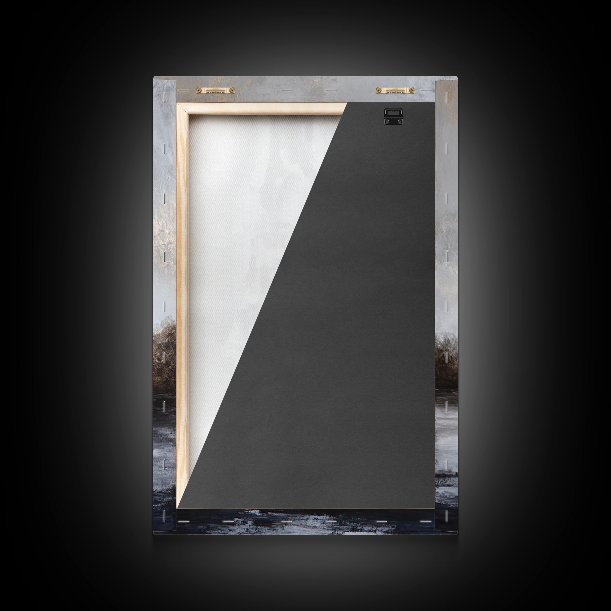 Luxury Monochrome Landscape Canvas Print, Hotel Art, Art Deco, Hotel Decor, Boutique, Minimalist Wall Art, Gallery Wall Art, HOT-2x3-86
