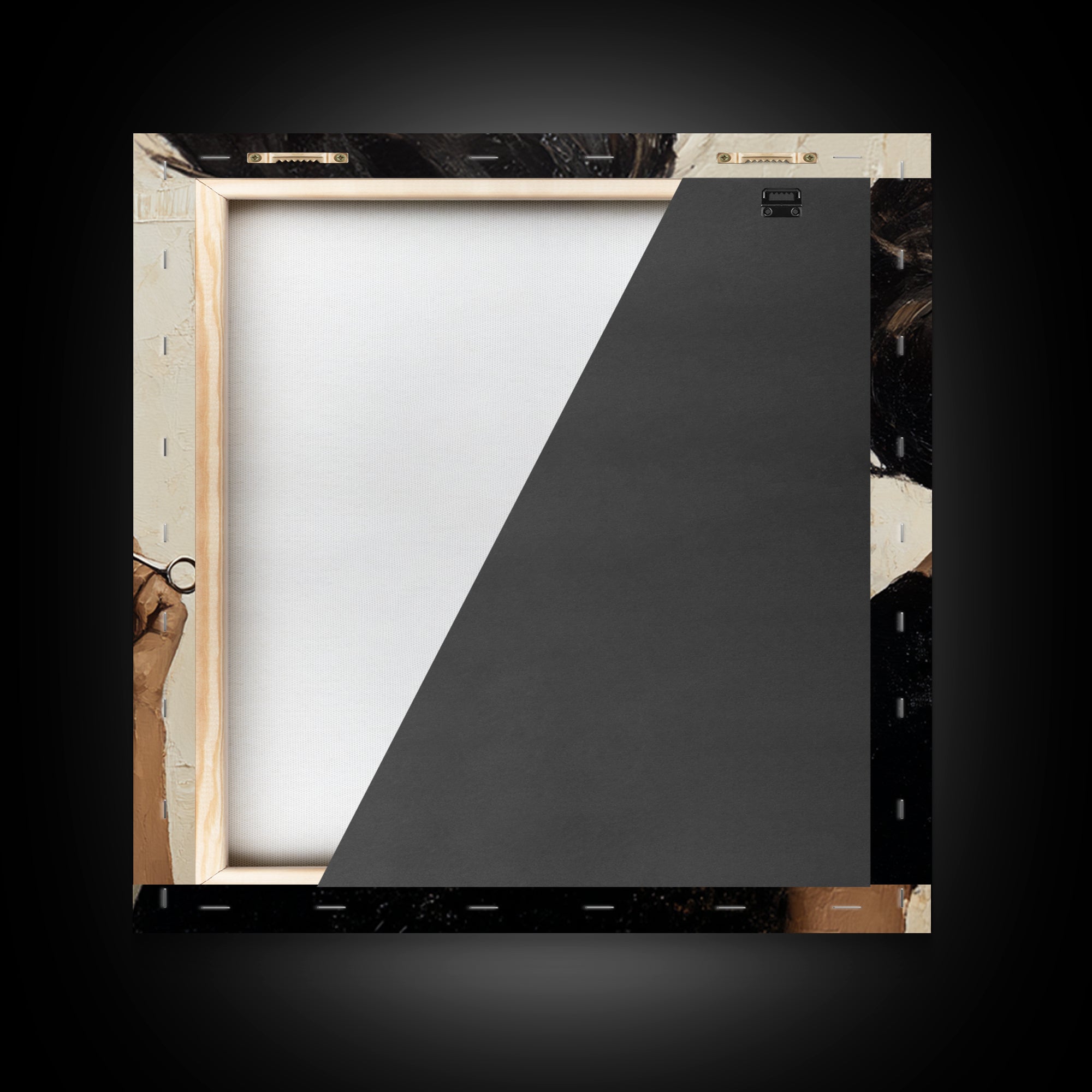 Minimal Female Profile Framed Canvas Print, Hair Salon Art, Wall Decor, Living Room Decor, Fine Art, Style, African Art, HSA-1x1-12