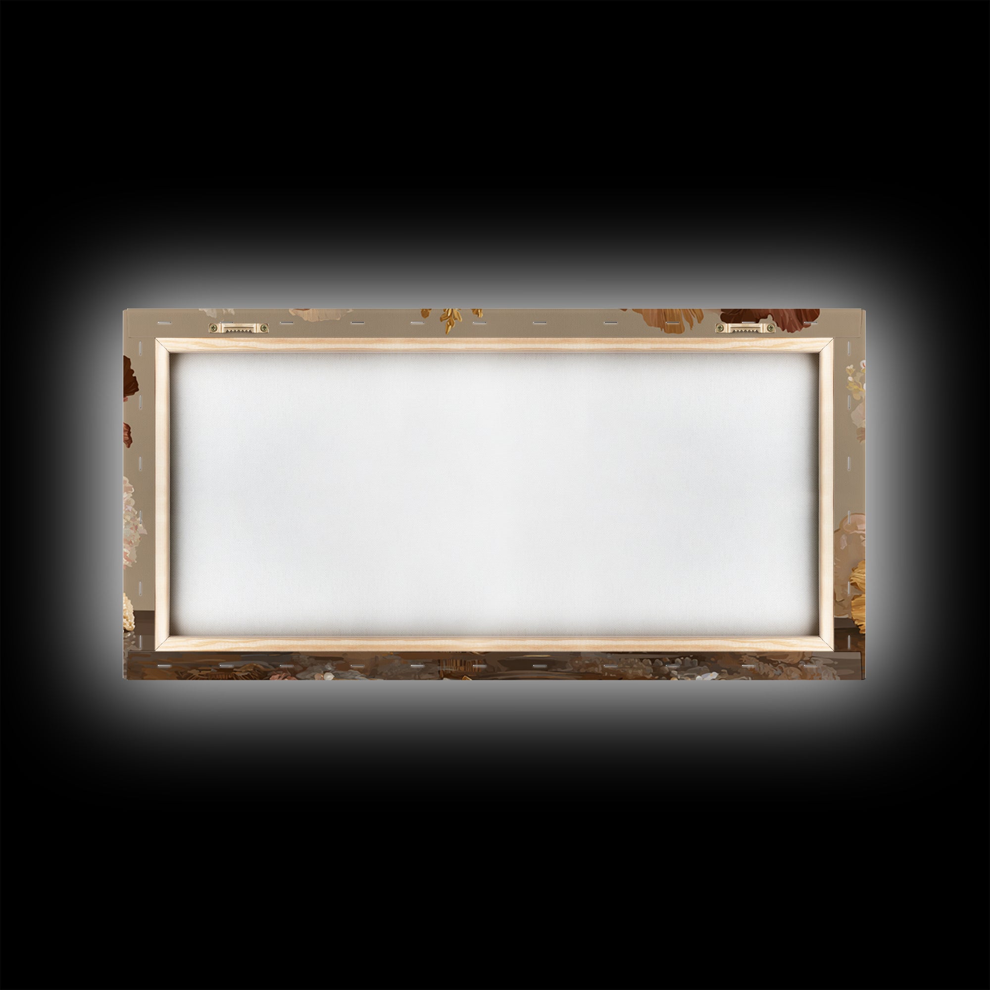 Baroque Mirror and Comb Still Life Framed Canvas Print, Hair Salon Art, Minimalist Decor, Living Room Decor, Fine Art, Style, HSA-2x1-13