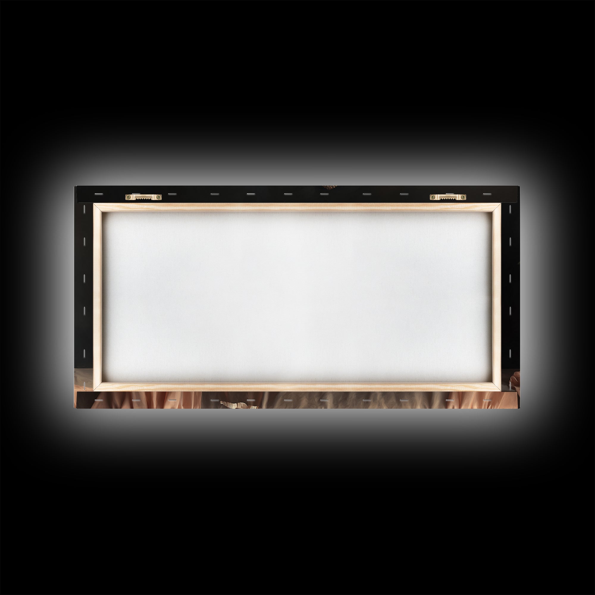 Baroque Mirror and Comb Still Life Framed Canvas Print, Hair Salon Art, Minimalist Decor, Living Room Decor, Fine Art, Style, HSA-2x1-37