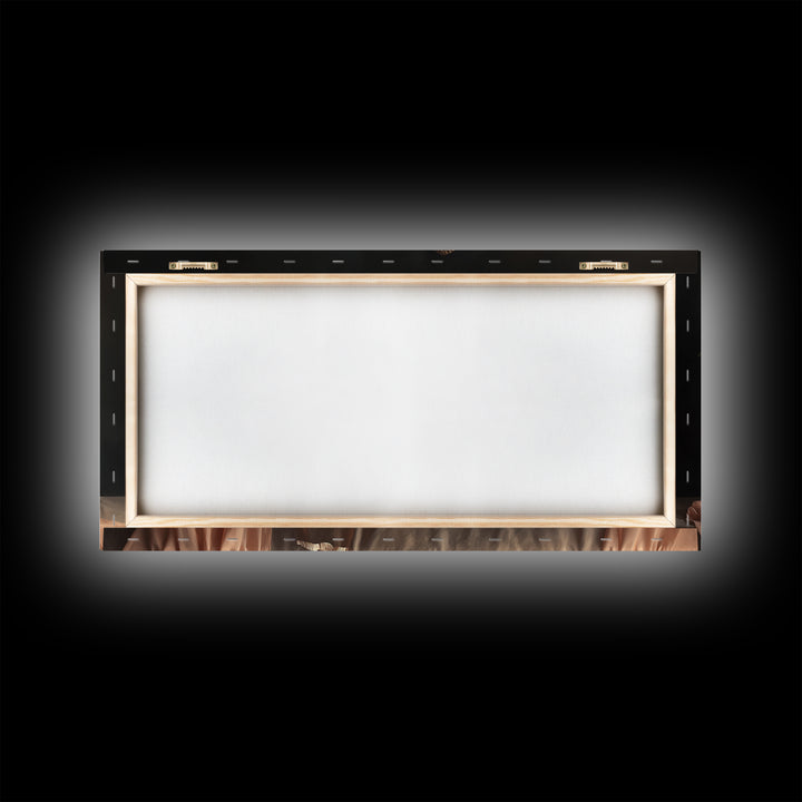 Baroque Mirror and Comb Still Life Framed Canvas Print, Hair Salon Art, Minimalist Decor, Living Room Decor, Fine Art, Style, HSA-2x1-37