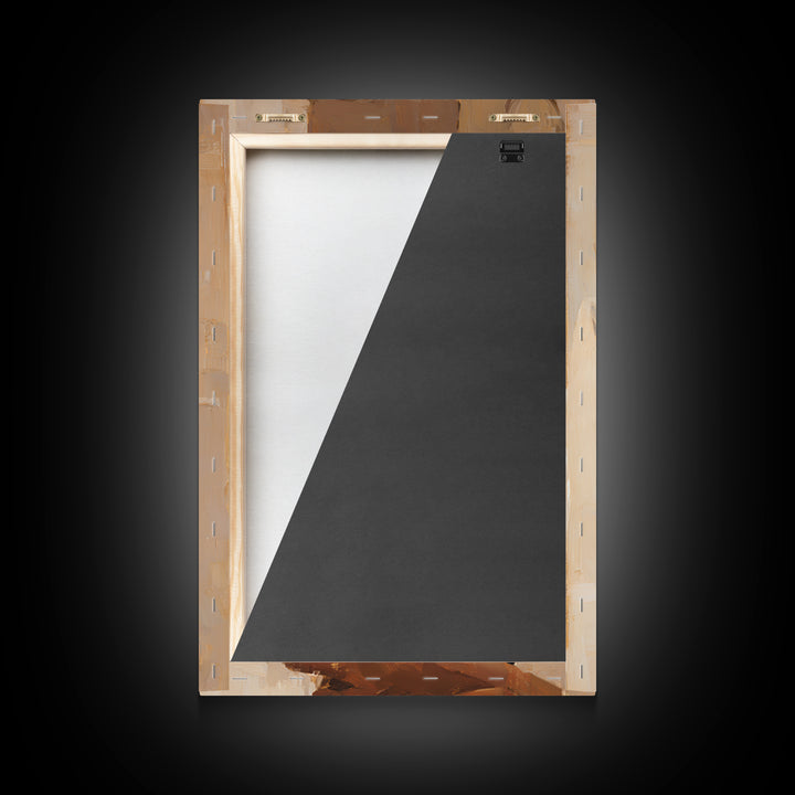 Minimal Female Profile Framed Canvas Print, Hair Salon Art, Digital Art, Living Room Decor, Oil Painting, Style, HSA-2x3-20