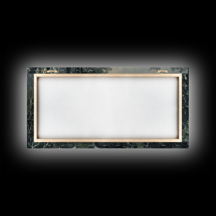 Dark Academia Wall Art, Framed Canvas Print, Spooky Halloween Wall Art, Halloween Wall Decor, Spooky Vibes, Victorian Oil Painting