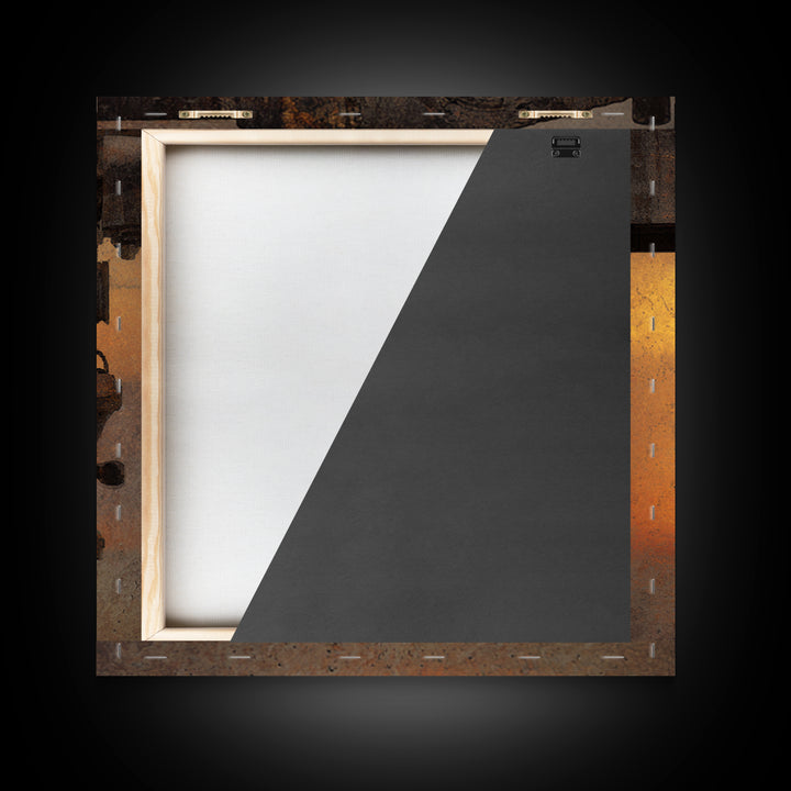 Warehouse Crane Silhouette Canvas Print, Industrial Art, Modern Art, Living Room Decor, Fine Art, Foundry, Modern Decor, IND-1x1-31