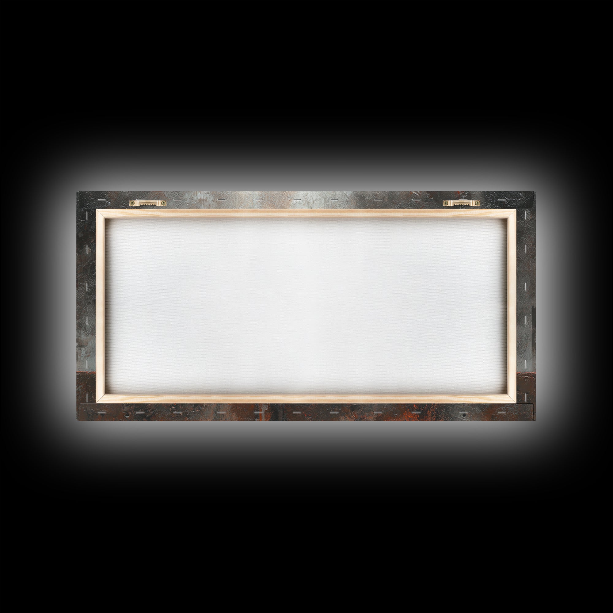 Industrial City Skyline Framed Canvas Print, Industrial Art, Luxury Decor, Living Room Decor, Abstract Art, Foundry, Art Print, IND-2x1-8