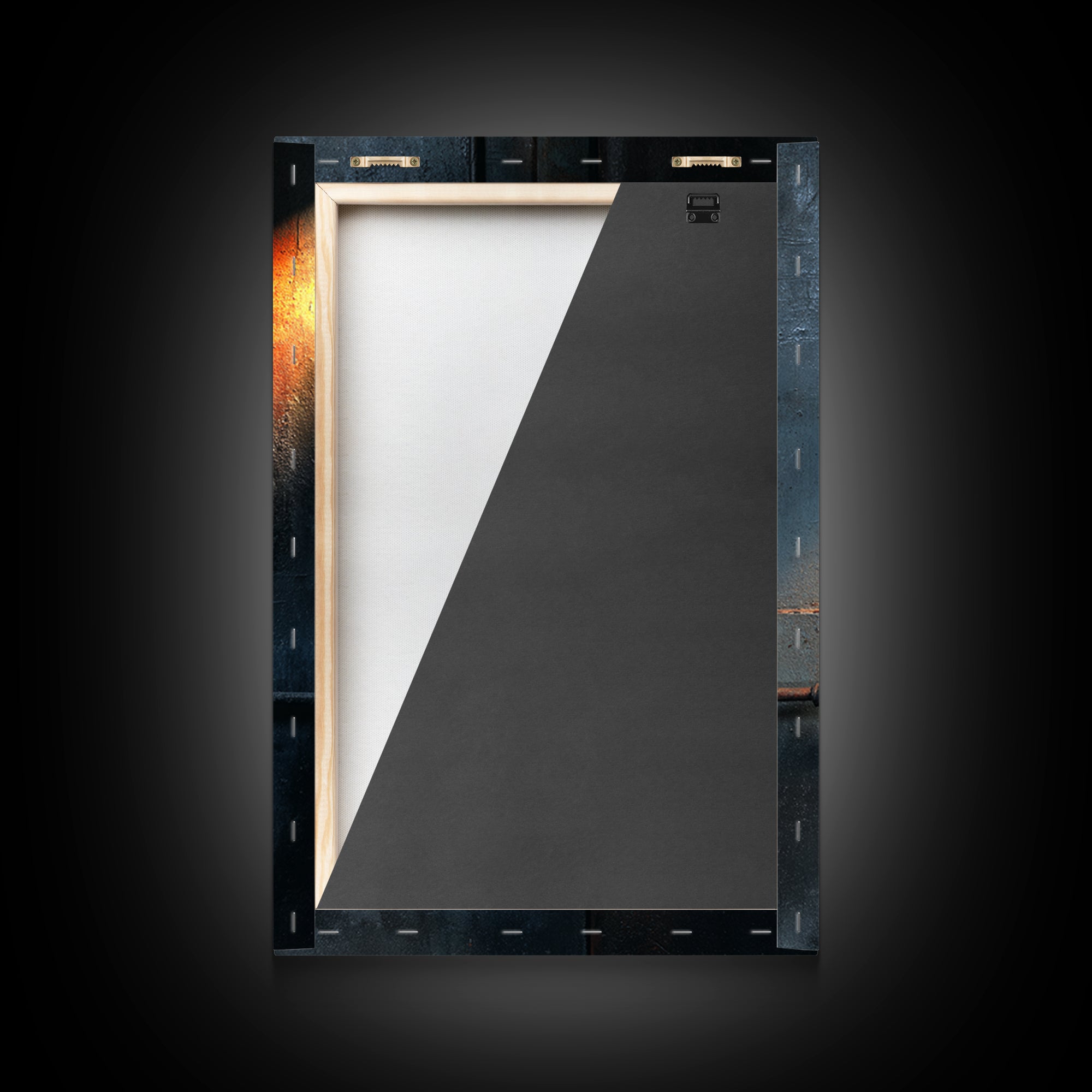 Old Factory Window Canvas Print, Industrial Art, Abstract Wall Art, Living Room Decor, Fine Art, Foundry, Black and White Art, IND-2x3-58