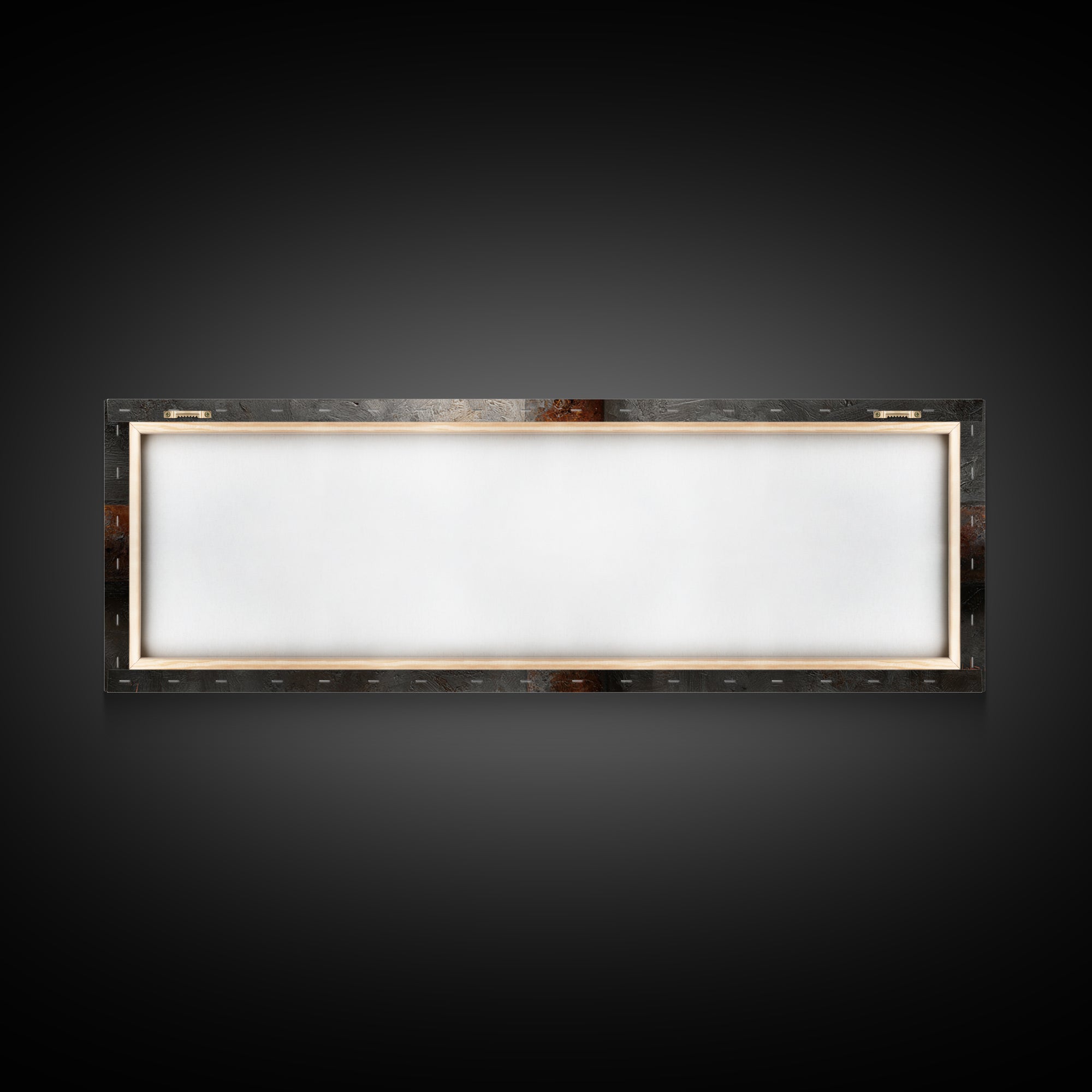 Metal Pipes and Valves as Graphic Composition Framed Canvas Print, Industrial Art, Wall Decor, Living Room Decor, Foundry, IND-3x1-72