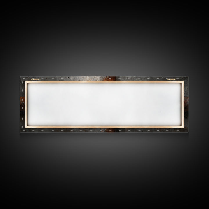 Metal Pipes and Valves as Graphic Composition Framed Canvas Print, Industrial Art, Wall Decor, Living Room Decor, Foundry, IND-3x1-72