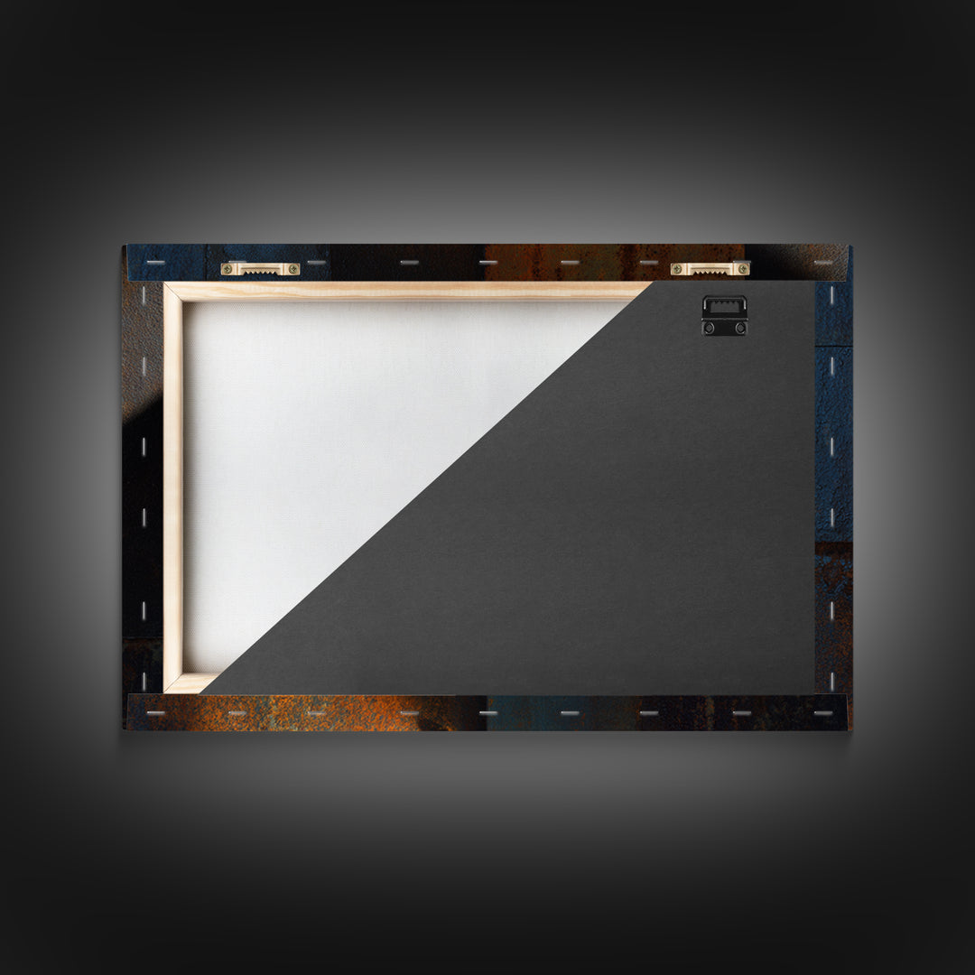 Riveted Metal Panel Texture Study Canvas Print, Industrial Art, Modern Decor, Living Room Decor, Fine Art, Foundry, Wall Decor, IND-3x2-98