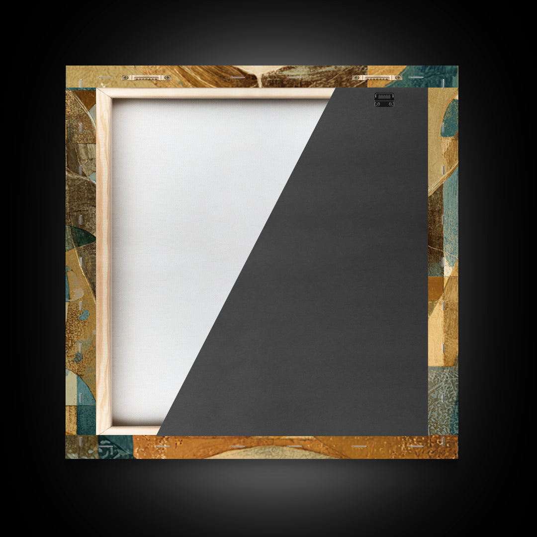 Renaissance Inspired Portrait with Modern Softness Canvas Print, Italian Villa Art, Landscape Painting, Living Room Decor, IVA-1x1-66