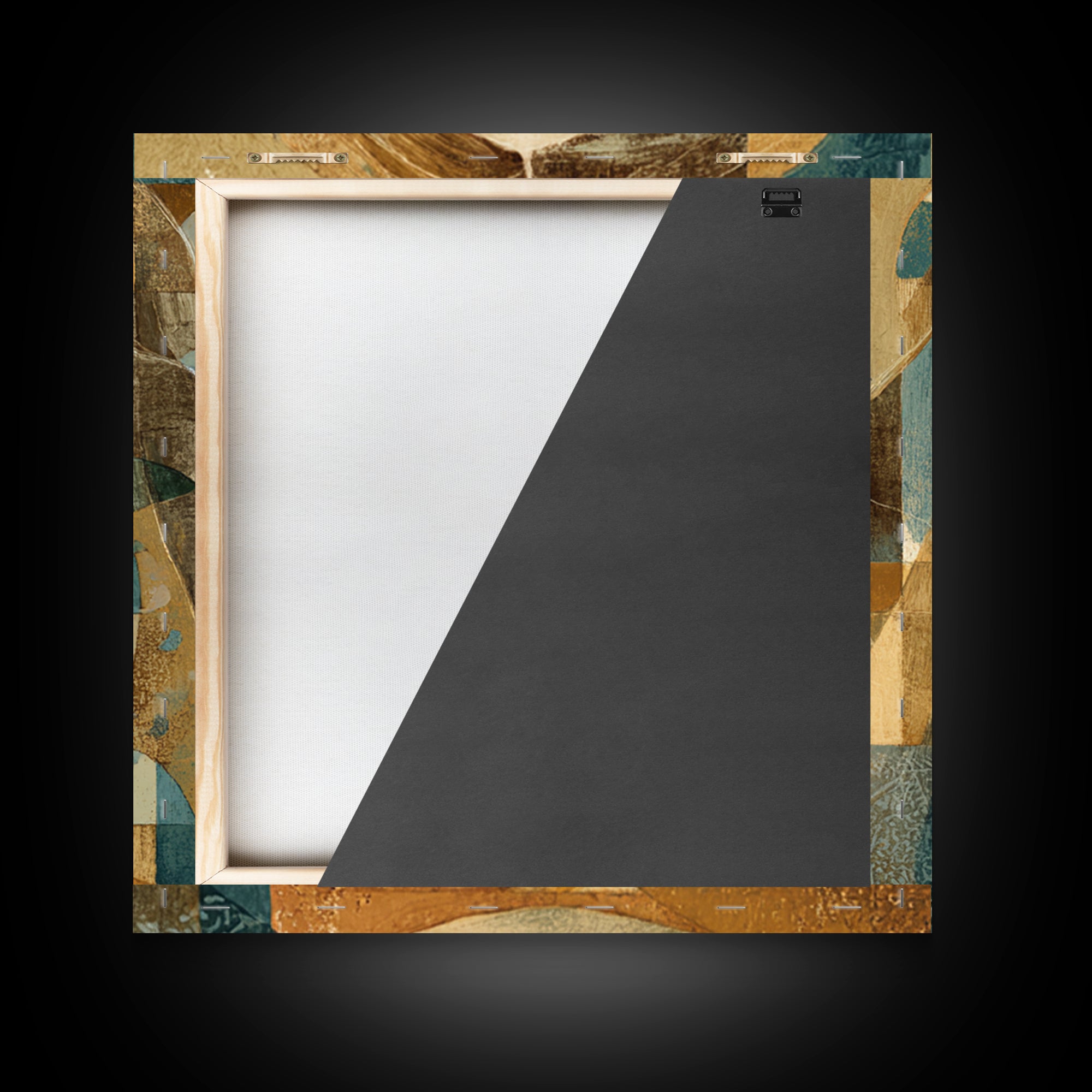 Renaissance Inspired Portrait with Modern Softness Canvas Print, Italian Villa Art, Landscape Painting, Living Room Decor, IVA-1x1-66