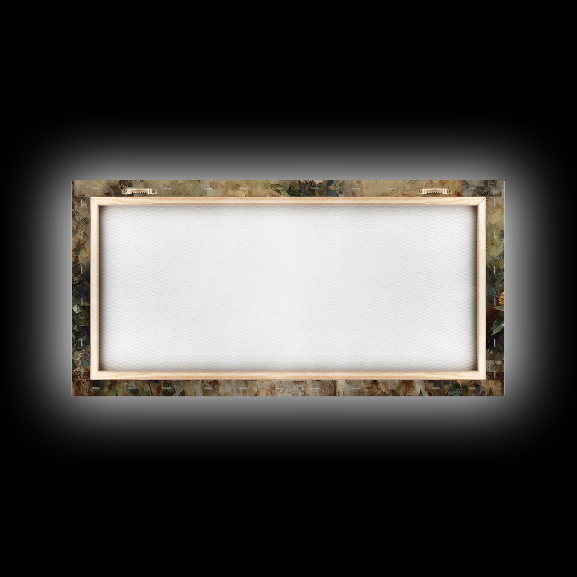 Italian Villa Garden Urn Framed Canvas Print, Italian Villa Art, Modern Decor, Living Room Decor, Oil Painting, Villa, IVA-2x1-50
