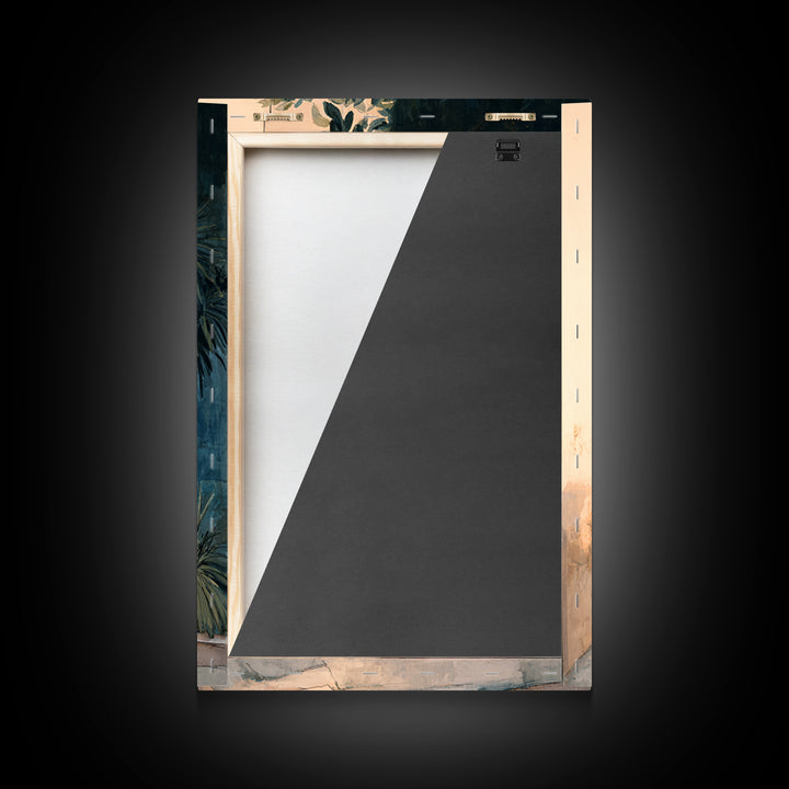 Olive Grove Path Framed Canvas Print, Italian Villa Art, Boho Decor, Living Room Decor, Abstract Art, Villa, Digital Wall Art, IVA-2x3-83