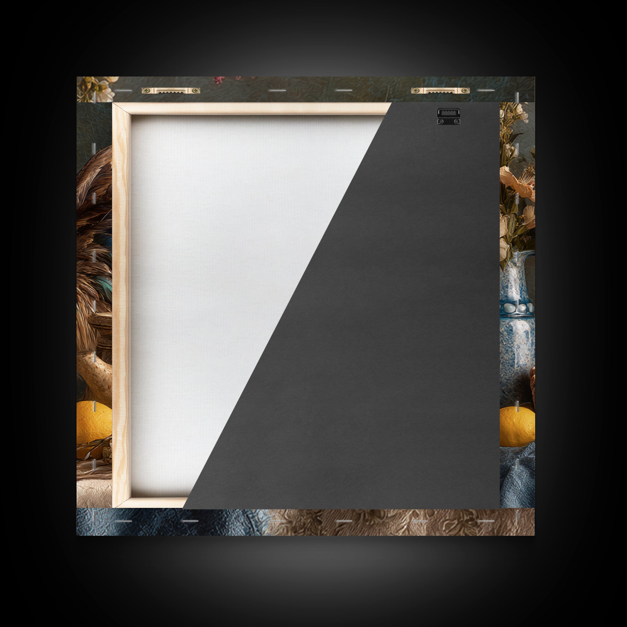 Rooster Portrait for Country Kitchen Charm Framed Canvas Print, Kitchen Art, Art Print, Kitchen Decor, Oil Painting, Kitchen, KIT-1x1-40