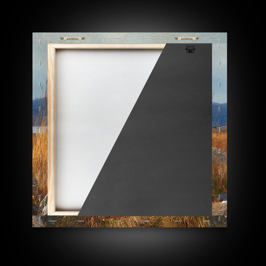 Rocky Scottish Highland Canvas Print, Landscape Art, Gallery Decor, Living Room Decor, Fine Art, Horizon, Wall Art, Home Decor, LAN-1x1-17