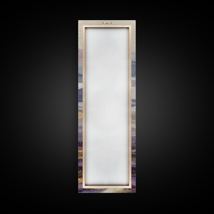 Lavender Field Leading to Distant Hills Canvas Print, Landscape Art, Room Decor, Living Room Decor, Fine Art, Horizon, LAN-1x3-94