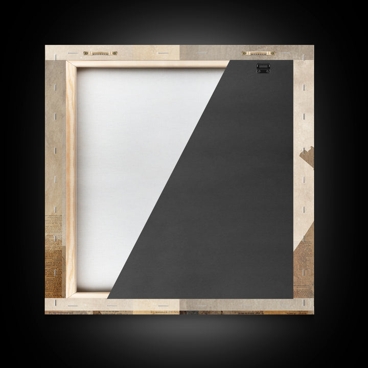 Minimal Book Silhouette Canvas Print, Library Art, Contemporary Art, Library Decor, Abstract Art, Archive, Wall Art Print, LIB-1x1-89