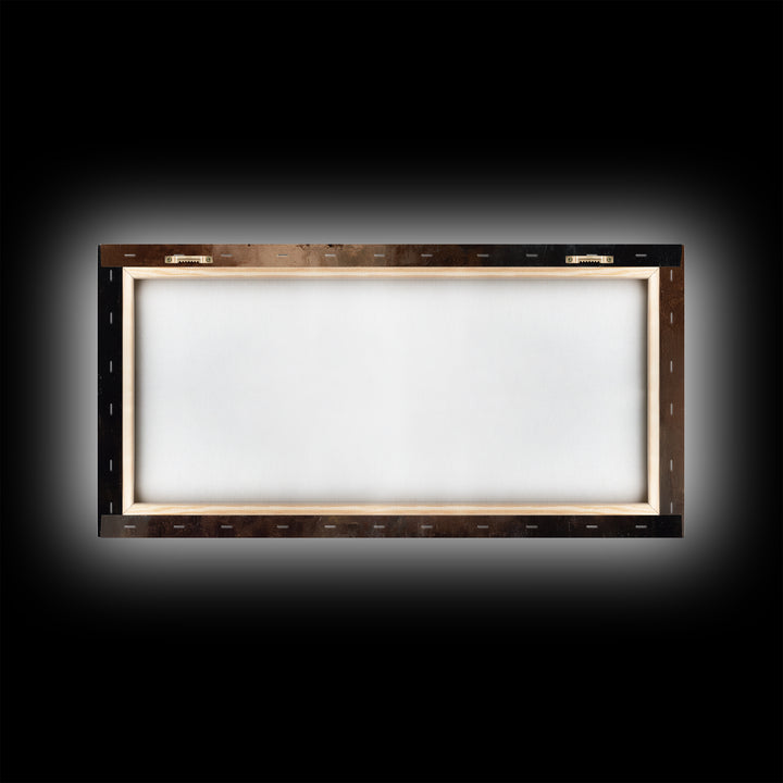 Moonlit Window with Floating Pages Framed Canvas Print, Library Art, Contemporary Art, Library Decor, Fine Art, Archive, LIB-2x1-28