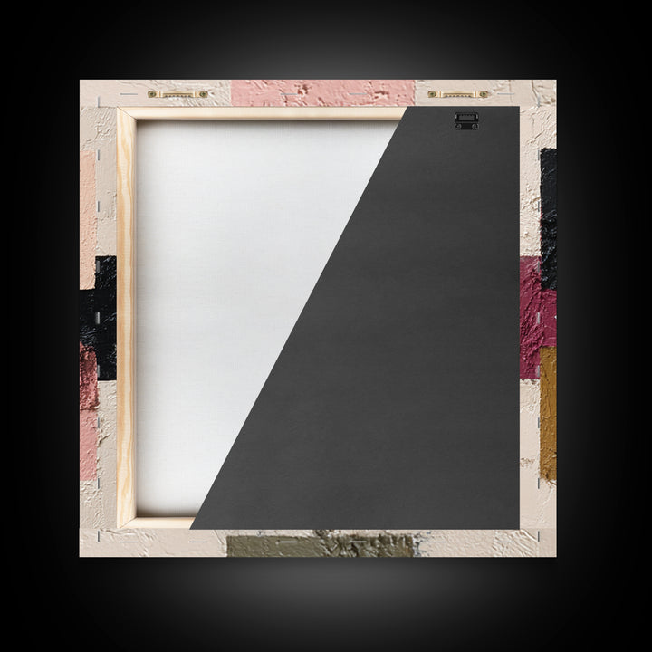 Minimal Eyes and Nose Composition Canvas Print, Line Art, Modern Decor, Living Room Decor, Abstract Art, Line, Contemporary Art, LIN-1x1-14