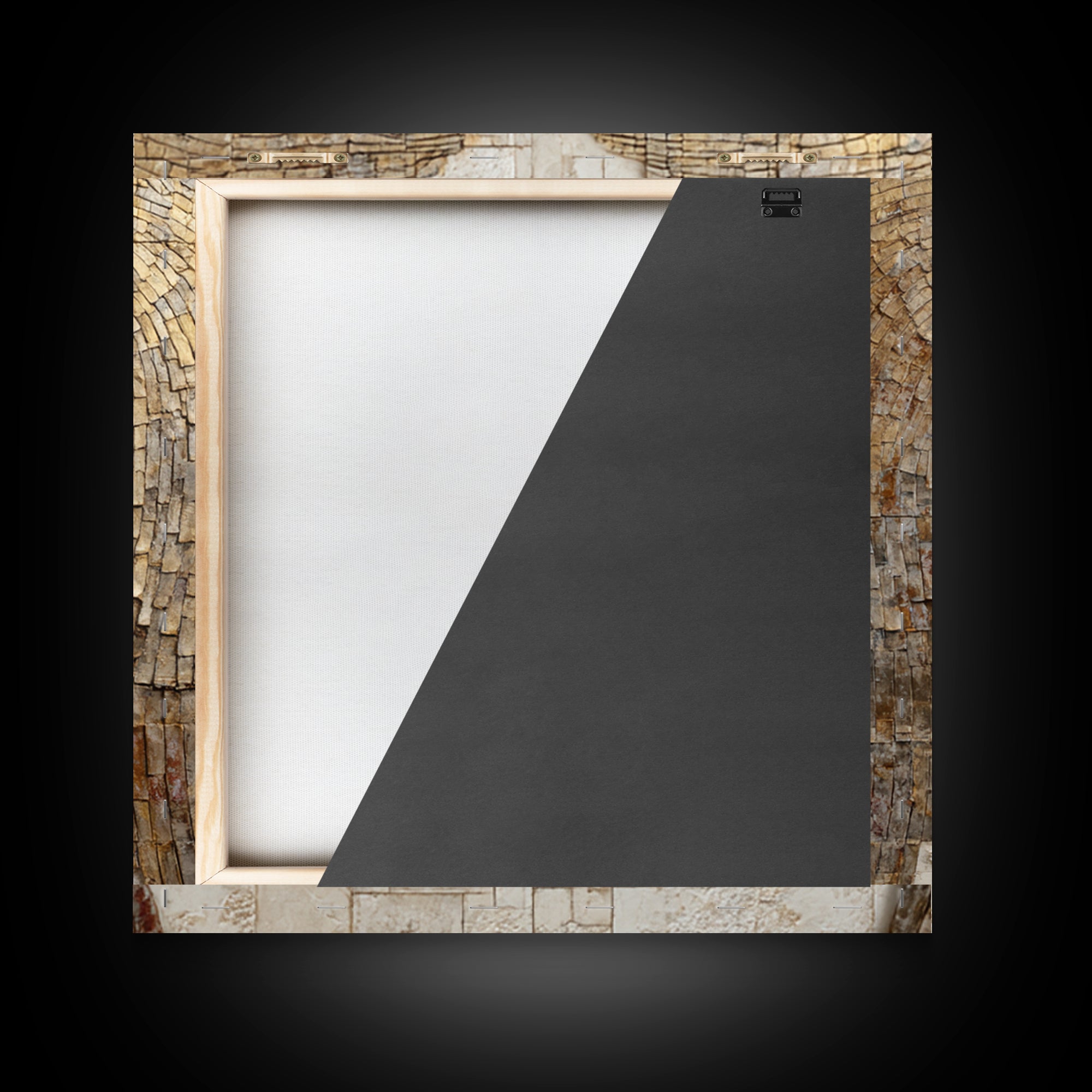 Minimal Angel Wing Contour Framed Canvas Print, Line Art, Room Decor, Living Room Decor, Fine Art, Line, Digital Wall Art, LIN-1x1-21