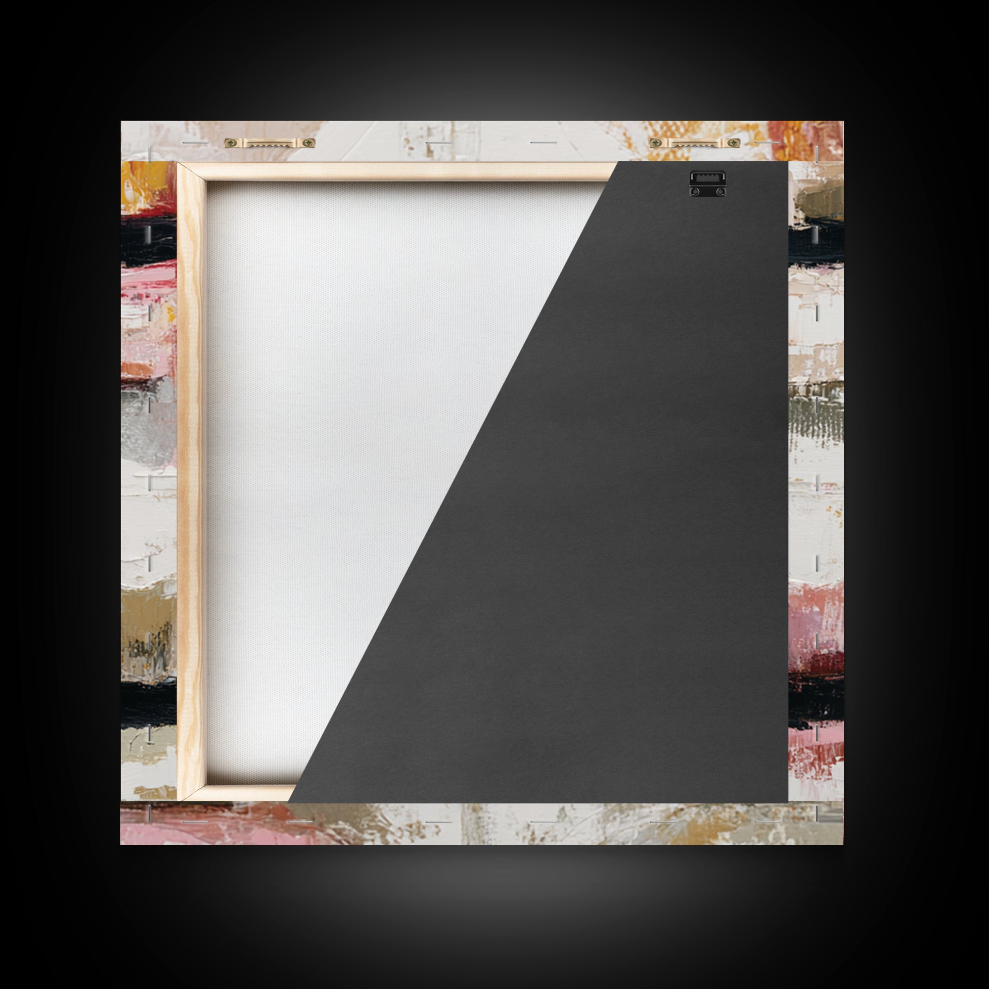Abstract Lips and Hand Fashion Sketch Framed Canvas Print, Line Art, Aesthetic Prints, Living Room Decor, Fine Art, Line, LIN-1x1-42