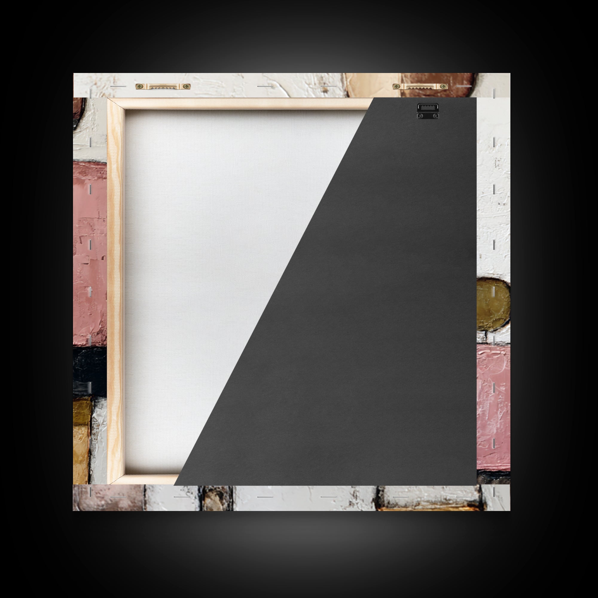 Abstract Family Figures Framed Canvas Print, Line Art, Decor, Living Room Decor, Fine Art, Line, Living Room Wall Art, LIN-1x1-48