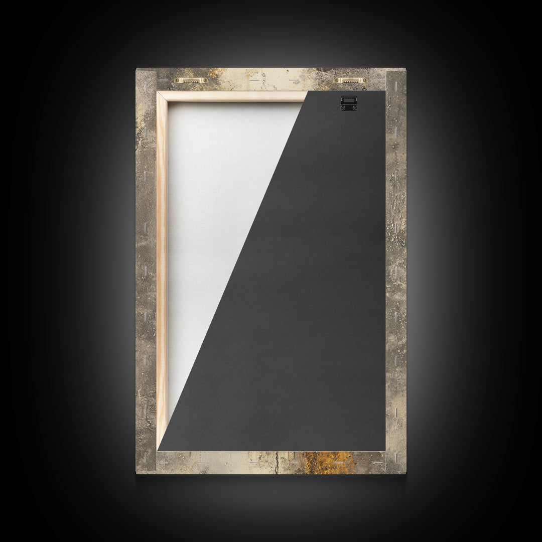 Minimal Eyes and Nose Composition Framed Canvas Print, Line Art, Modern Art, Living Room Decor, Abstract Art, Line, LIN-2x3-94