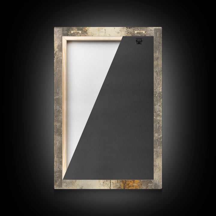 Minimal Eyes and Nose Composition Framed Canvas Print, Line Art, Modern Art, Living Room Decor, Abstract Art, Line, LIN-2x3-94