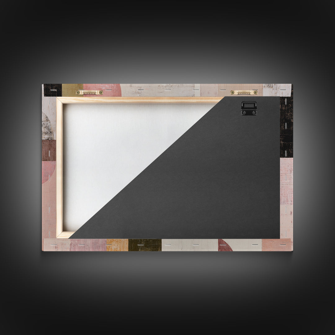 Minimal Eyes and Nose Composition Framed Canvas Print, Line Art, Modern Art, Living Room Decor, Abstract Art, Line, LIN-3x2-18